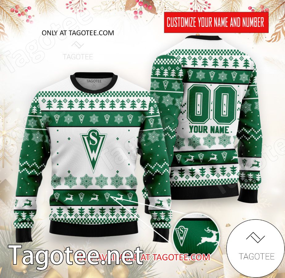 Santiago Wanderers Custom Ugly Christmas Sweater - EmonShop