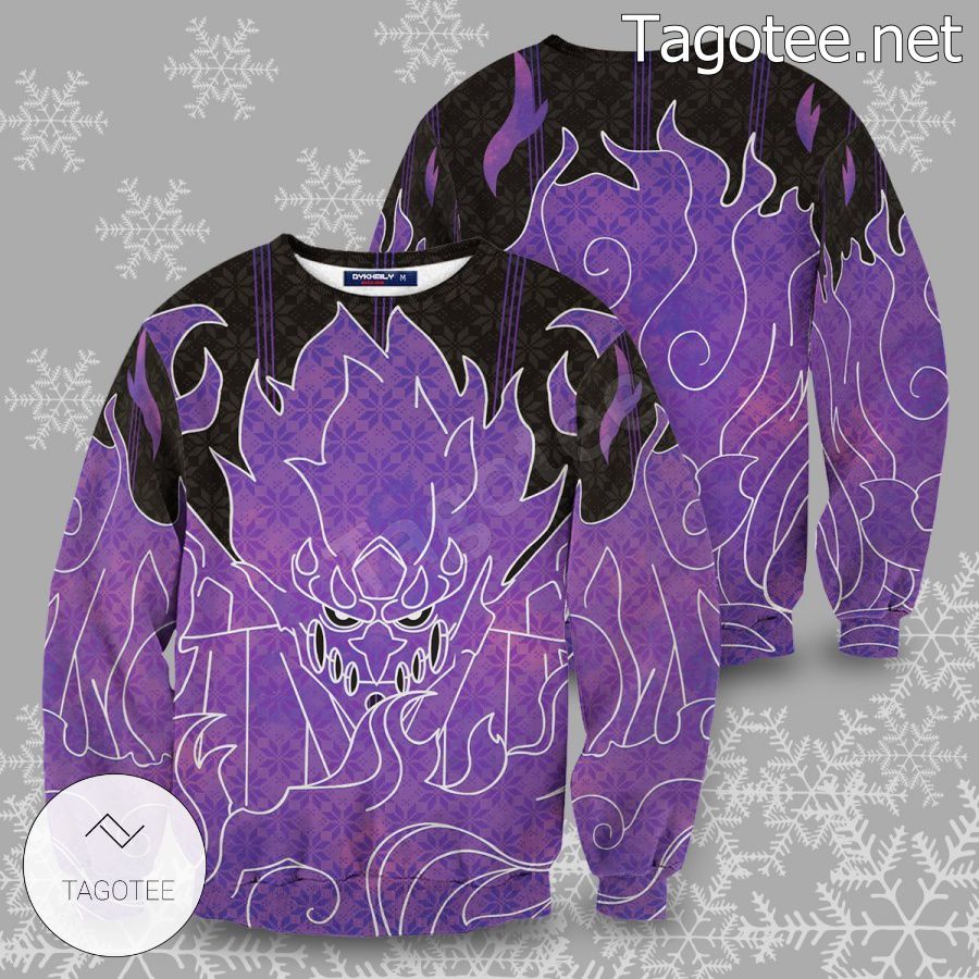 Sasuke Armor Naruto Xmas Ugly Christmas Sweater