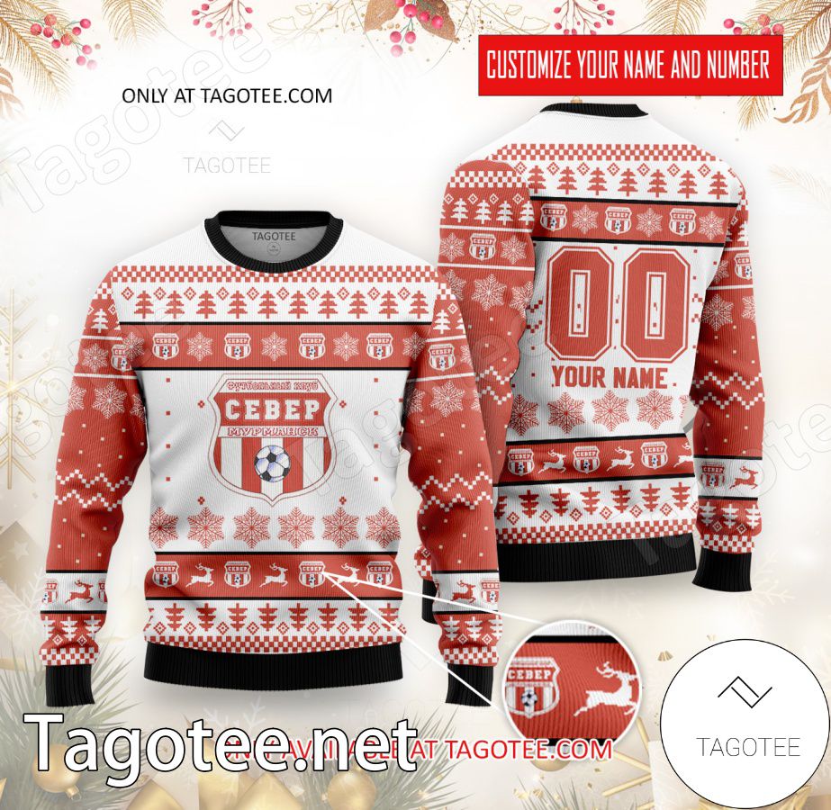 Sever Murmansk Custom Ugly Christmas Sweater - EmonShop