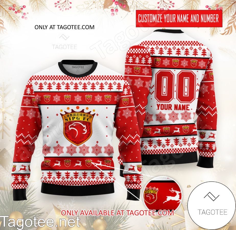 Shanghai Port Custom Ugly Christmas Sweater - BiShop