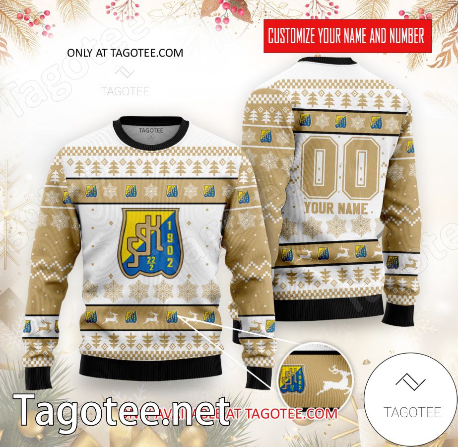 Sodertalje SK Hockey Custom Ugly Christmas Sweater - BiShop