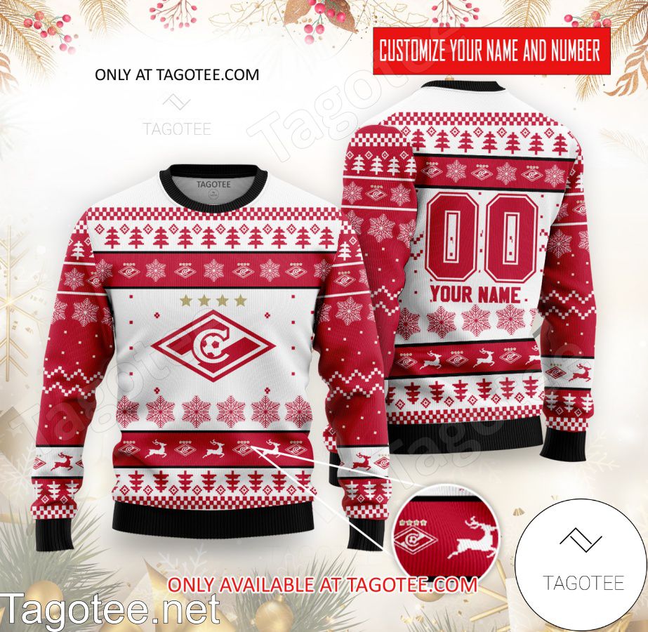 Spartak Moscow Custom Ugly Christmas Sweater