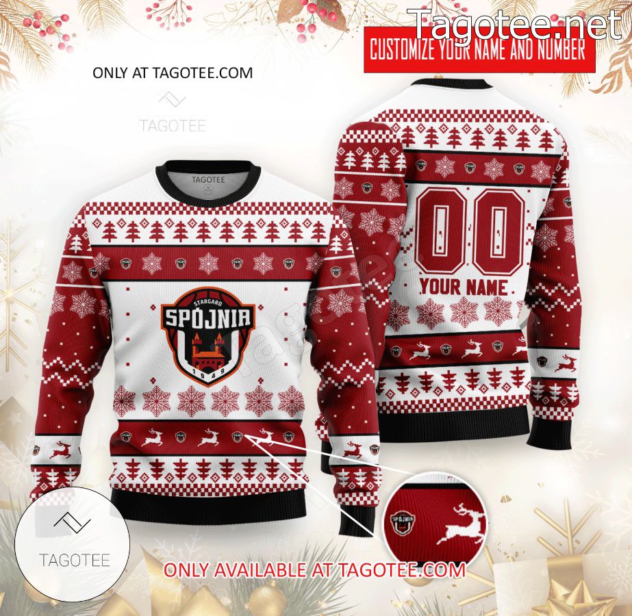 Spojnia Stargard Basketball Custom Ugly Christmas Sweater - MiuShop