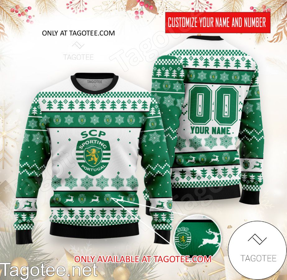 Sporting CP Custom Ugly Christmas Sweater