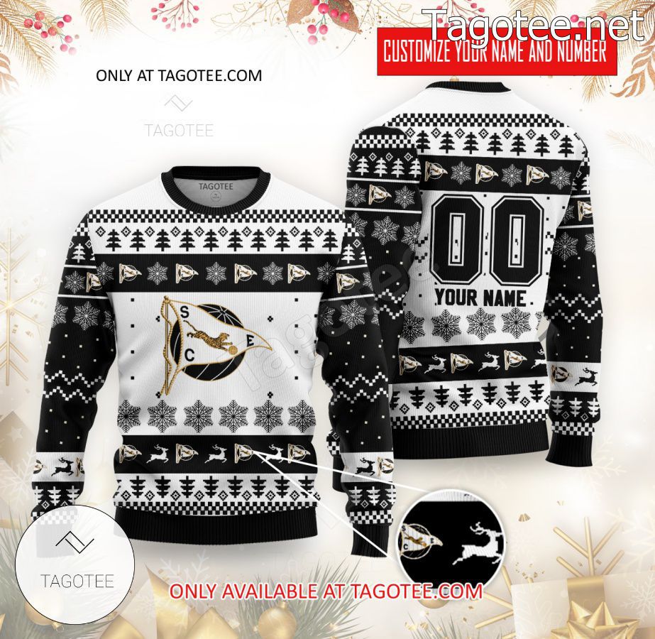 Sporting de Espinho Volleyball Custom Ugly Christmas Sweater - BiShop