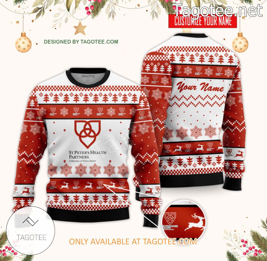 St. Peter's Hospital College of Nursing Custom Ugly Christmas Sweater - BiShop