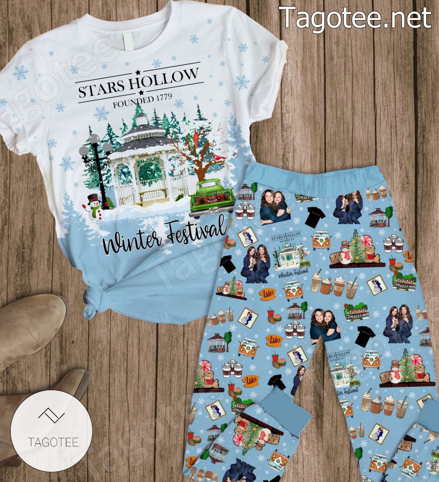 Stars Hollow Founded 1779 Winter Festival Pajamas Set