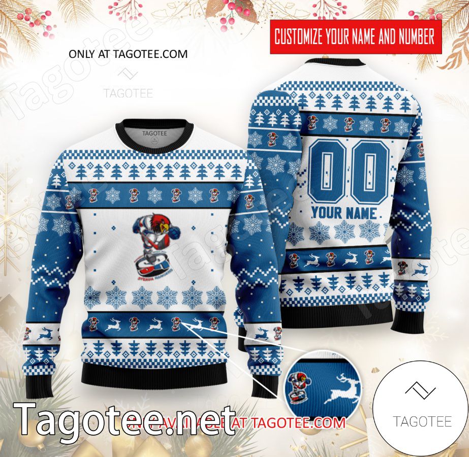 Steaua Bucuresti Hockey Custom Ugly Christmas Sweater - BiShop