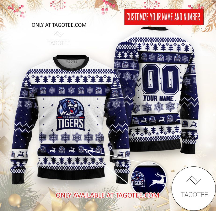 Straubing Tigers Hockey Custom Ugly Christmas Sweater - EmonShop