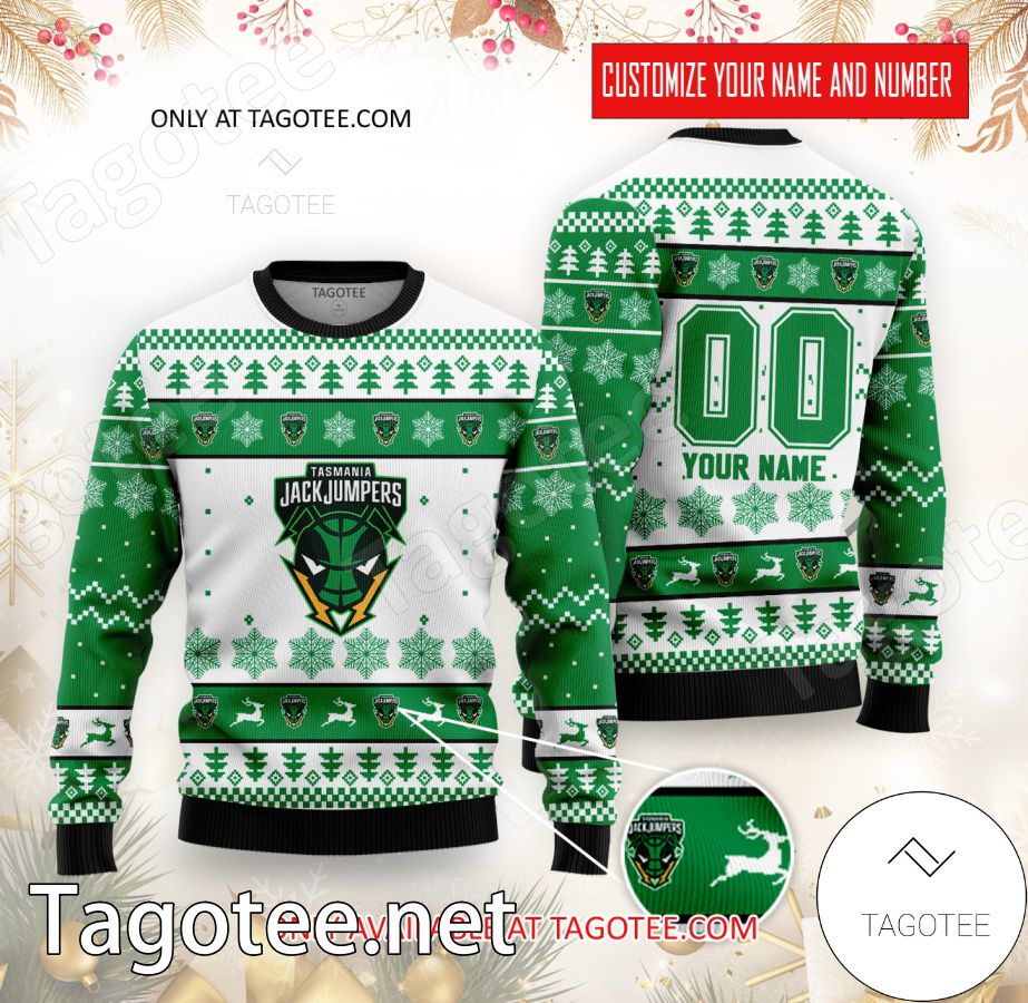 Tasmania JackJumpers Custom Ugly Christmas Sweater - BiShop