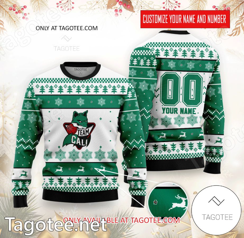 Team Cali Basketball Custom Ugly Christmas Sweater - MiuShop