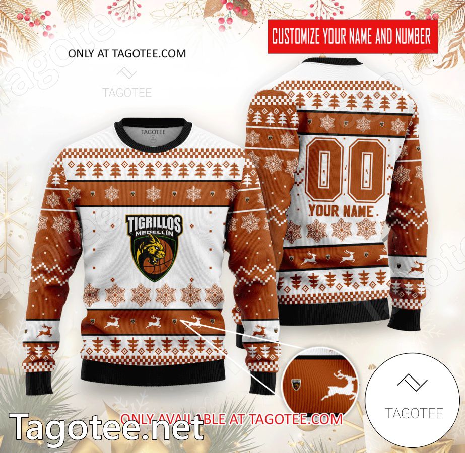 Tigrillos de Antioqui Basketball Custom Ugly Christmas Sweater - MiuShop