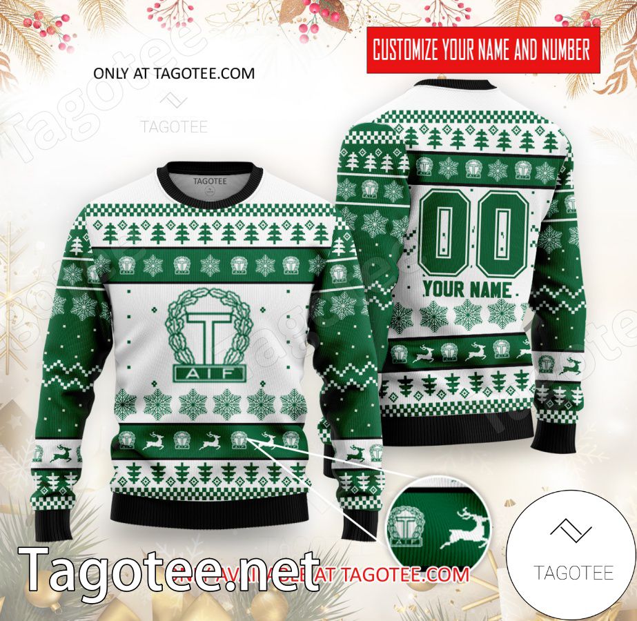 Tingsryd Hockey Custom Ugly Christmas Sweater - BiShop