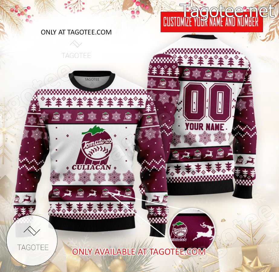 Tomateros de Culiacan Baseball Custom Ugly Christmas Sweater - EmonShop