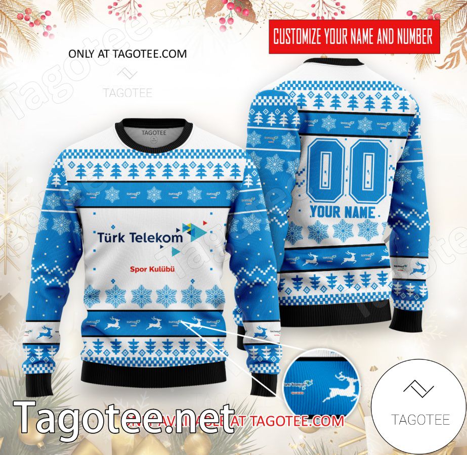 Turk Telekom Custom Ugly Christmas Sweater - BiShop