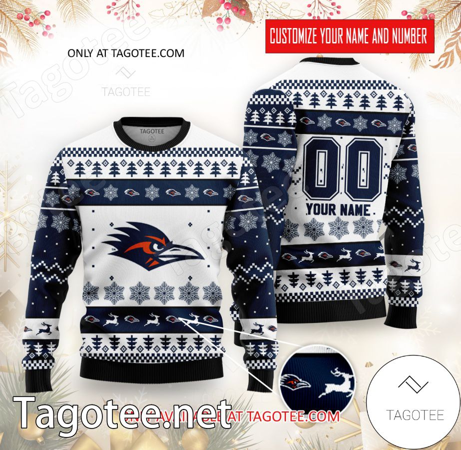 UTSA College Rugby Custom Ugly Christmas Sweater - BiShop