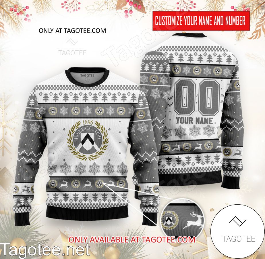 Udinese Custom Ugly Christmas Sweater - BiShop