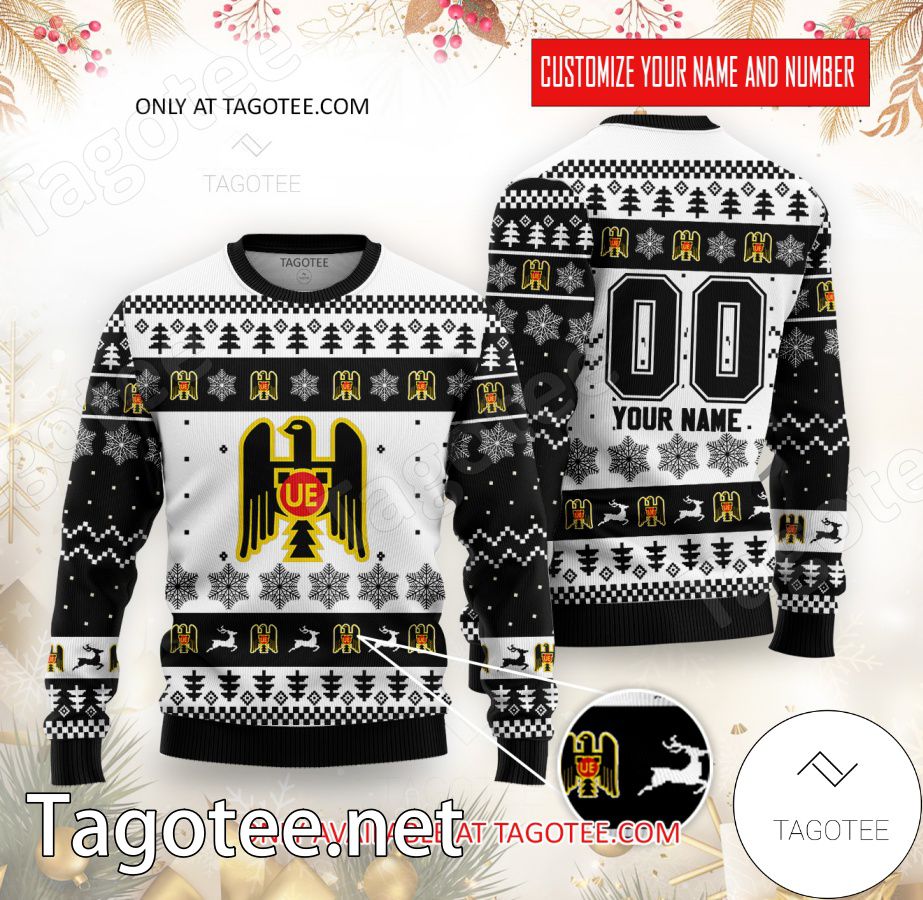 Unión Española Custom Ugly Christmas Sweater - EmonShop