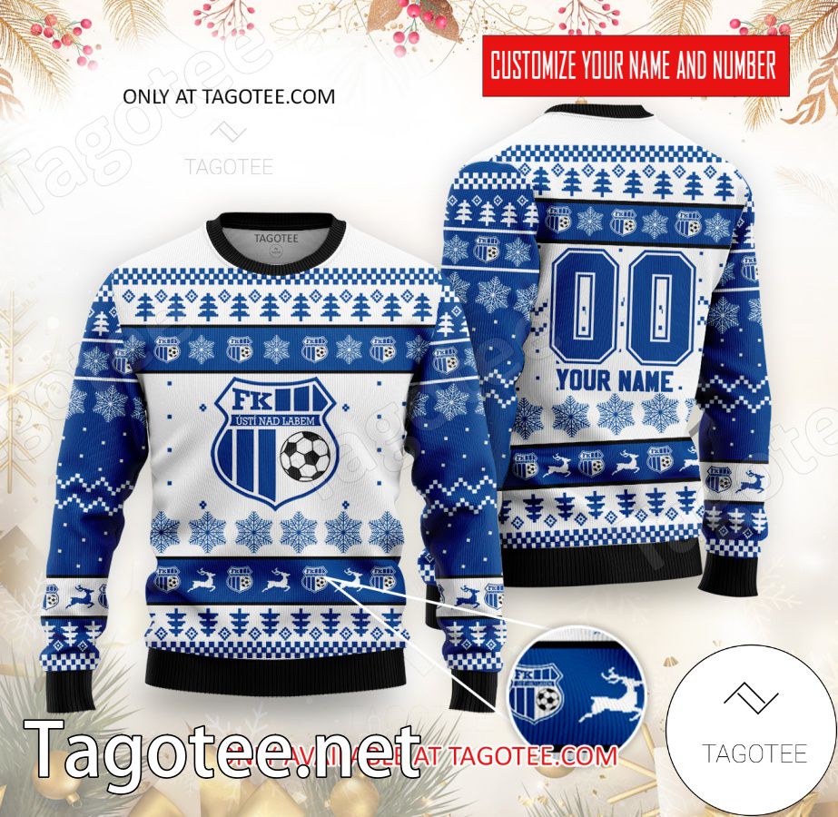 Ustí nad Labem Custom Ugly Christmas Sweater - EmonShop