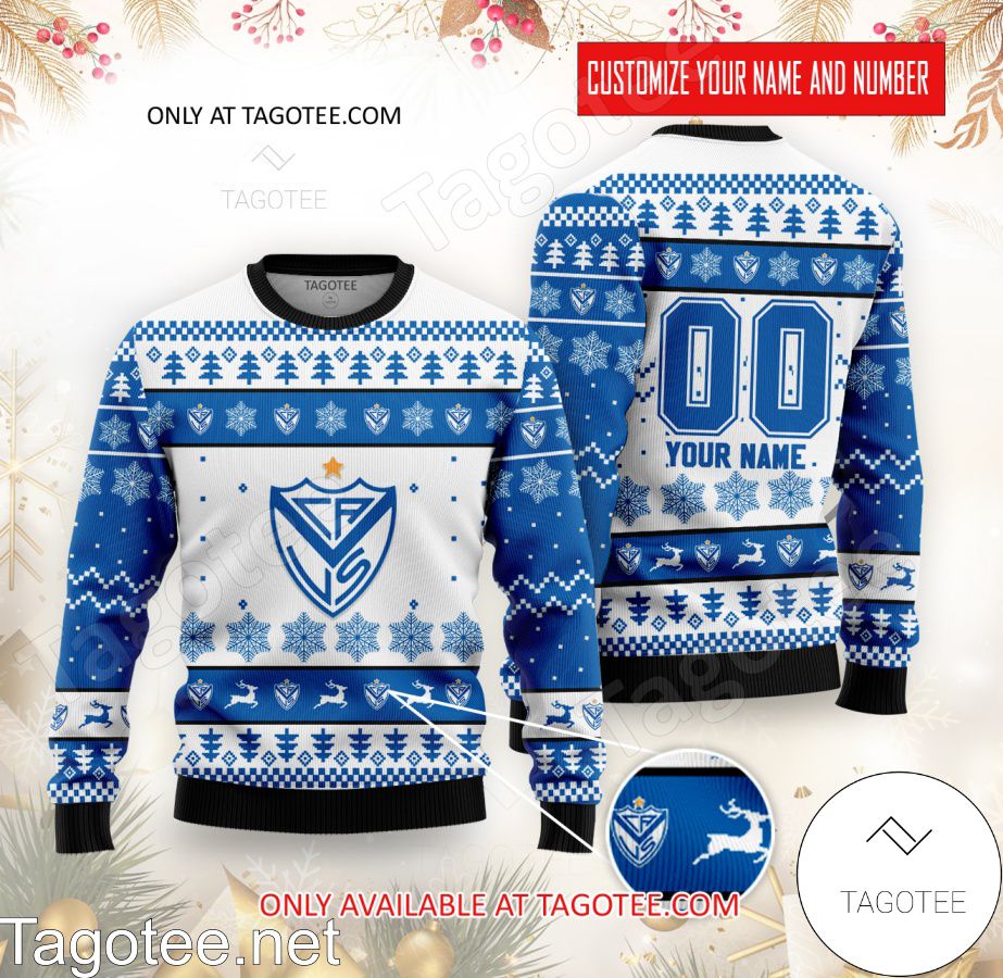 Velez Sarsfield Custom Ugly Christmas Sweater - BiShop