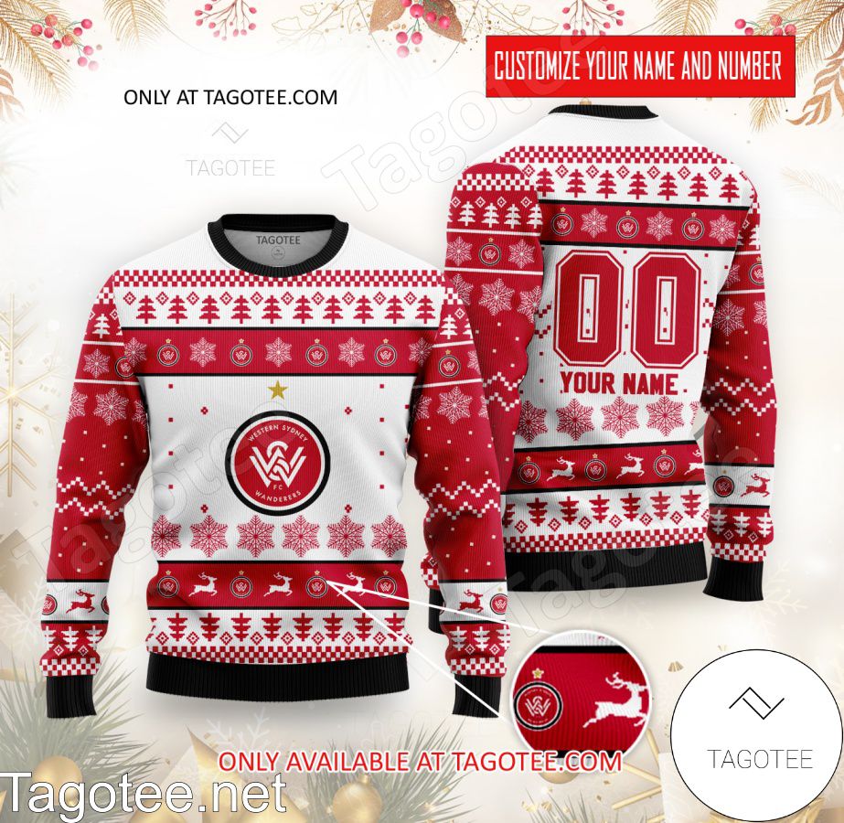 Western Sydney Wanderers Custom Ugly Christmas Sweater