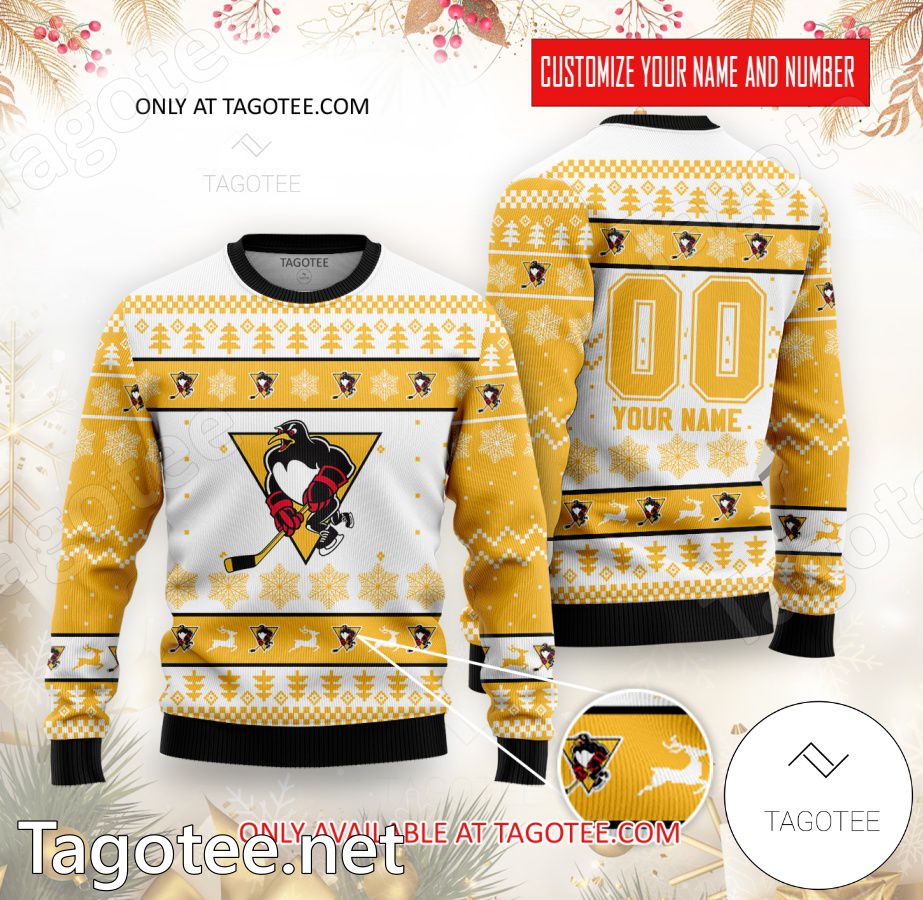 Wilkes-Barre Scranton Hockey Custom Ugly Christmas Sweater - BiShop