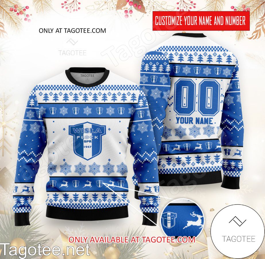 Wisla Plock Custom Ugly Christmas Sweater - MiuShop