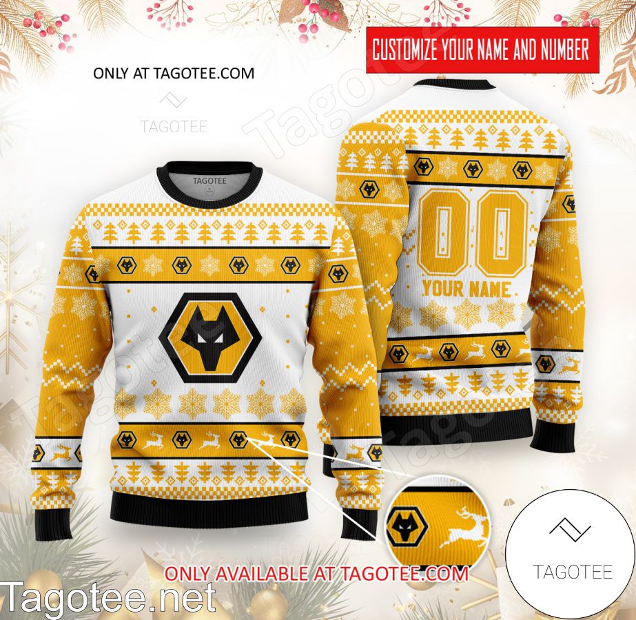 Wolverhampton Wanderers Custom Ugly Christmas Sweater