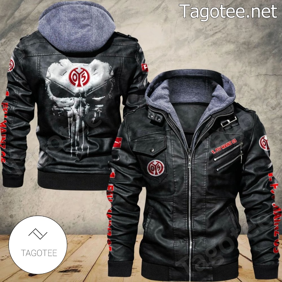 1. FSV Mainz 05 Logo Sport Leather Jacket