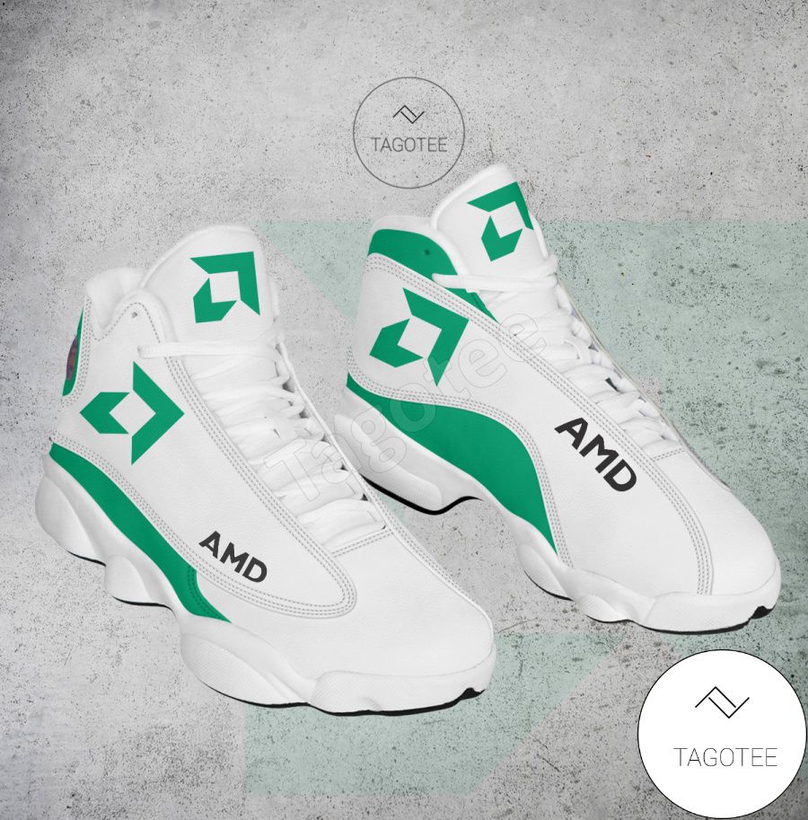 AMD Logo Air Jordan 13 Shoes - MiuShop