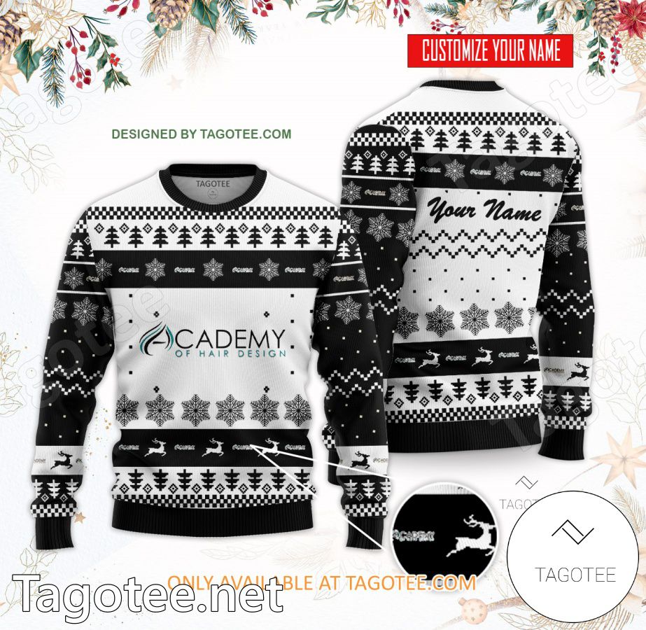 Academy of Hair Design-Grenada Custom Ugly Christmas Sweater - BiShop