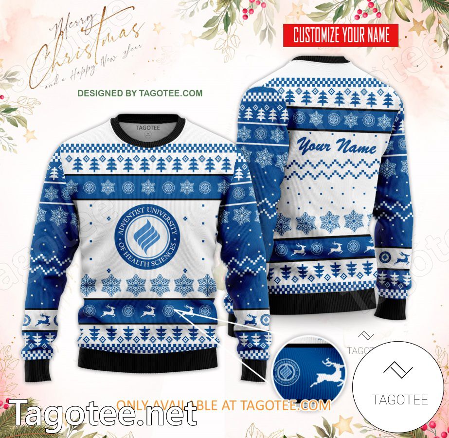 Adventist University of Health Sciences Custom Ugly Christmas Sweater - BiShop