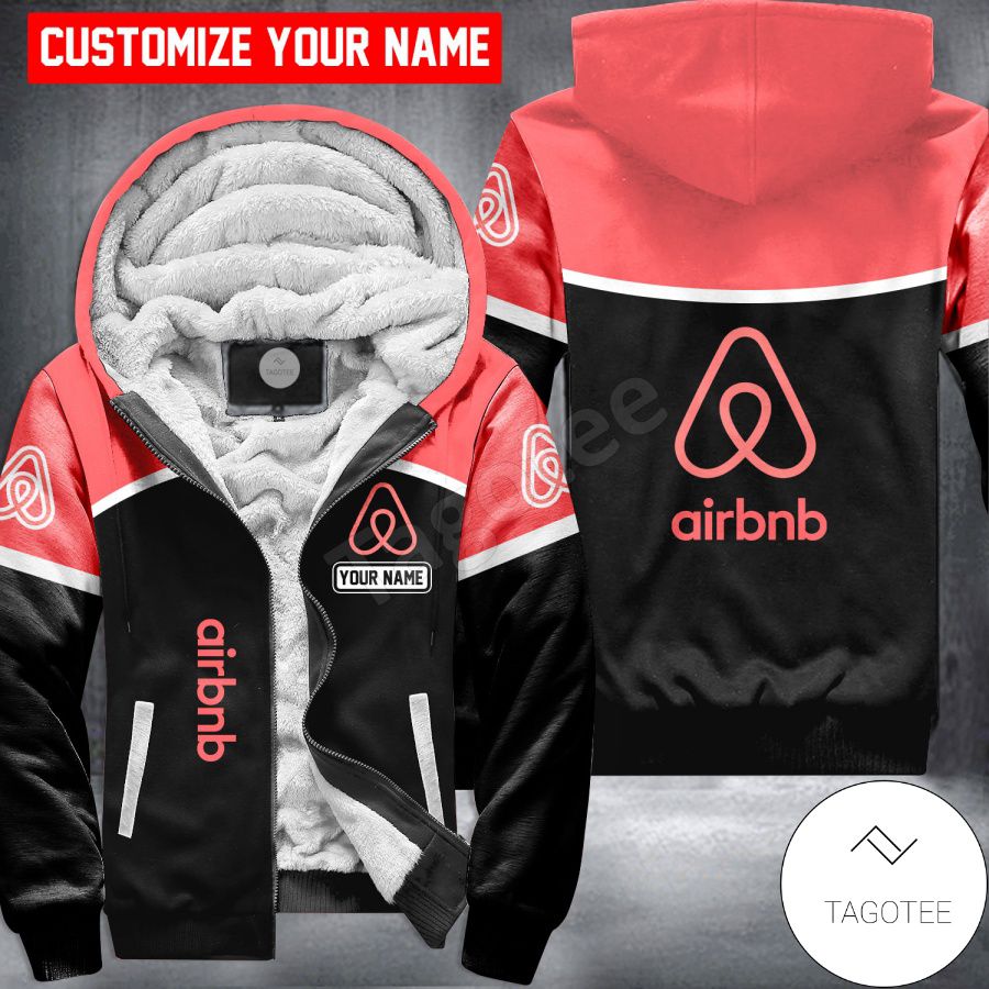 Airbnb Custom Uniform Fleece Hoodie - MiuShop