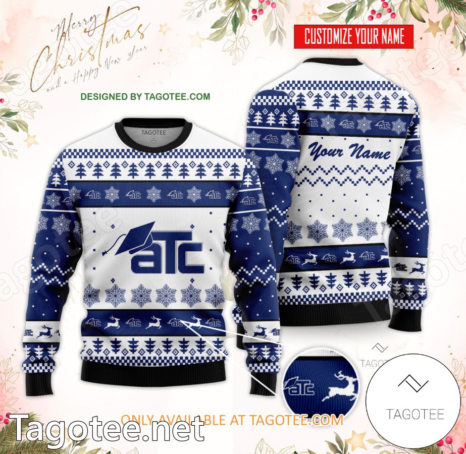 Associated Technical College-Los Angeles Custom Ugly Christmas Sweater - EmonShop