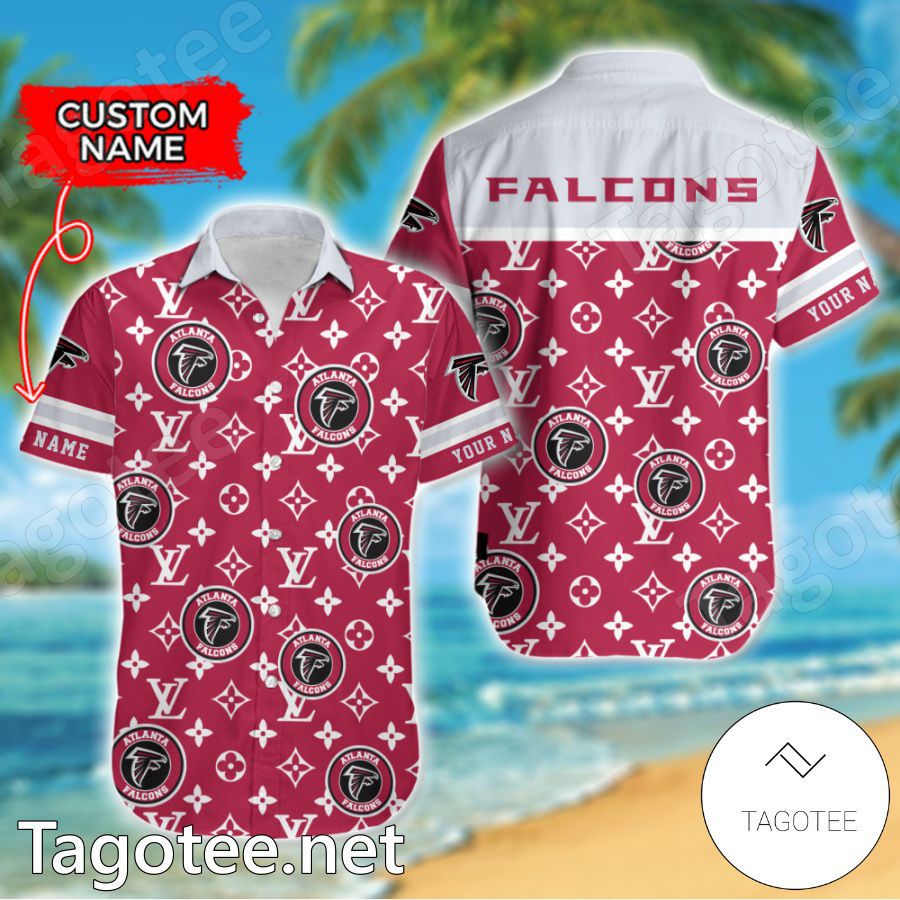 Atlanta Falcons Louis Vuitton LV NFL Custom Hawaiian Shirt