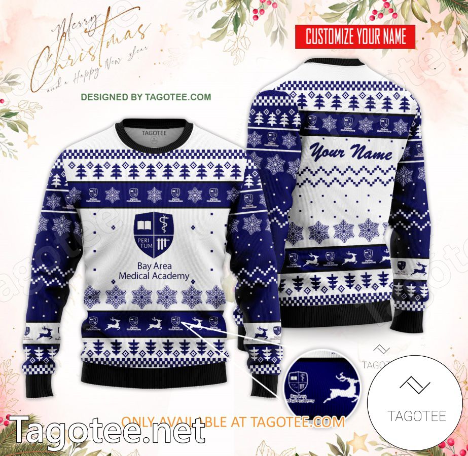 Bay Area Medical Academy Custom Ugly Christmas Sweater - BiShop