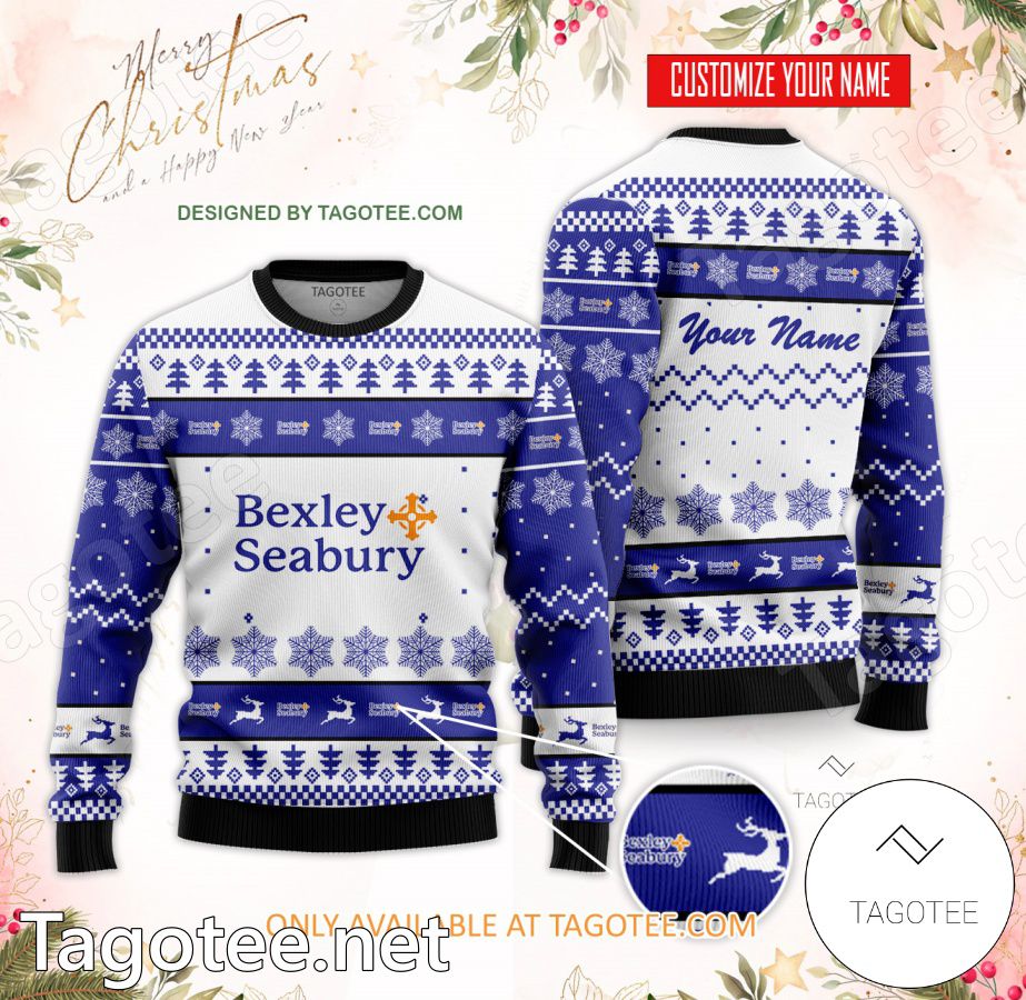 Bexley Hall Seabury Western Theological Seminary Federation Inc. Custom Ugly Christmas Sweater - BiShop