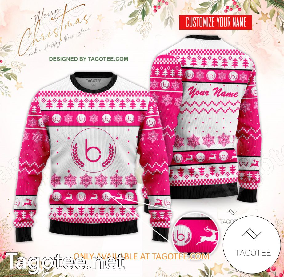 Blush School of Makeup Custom Ugly Christmas Sweater - BiShop