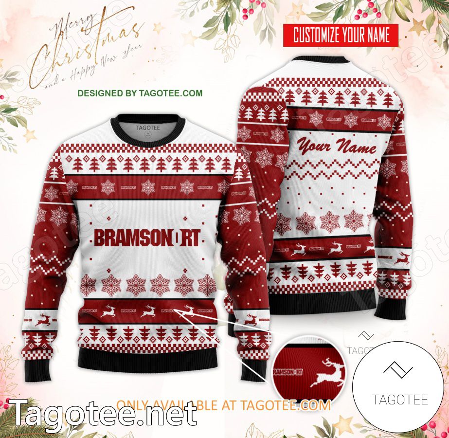 Bramson Ort College Custom Ugly Christmas Sweater - EmonShop