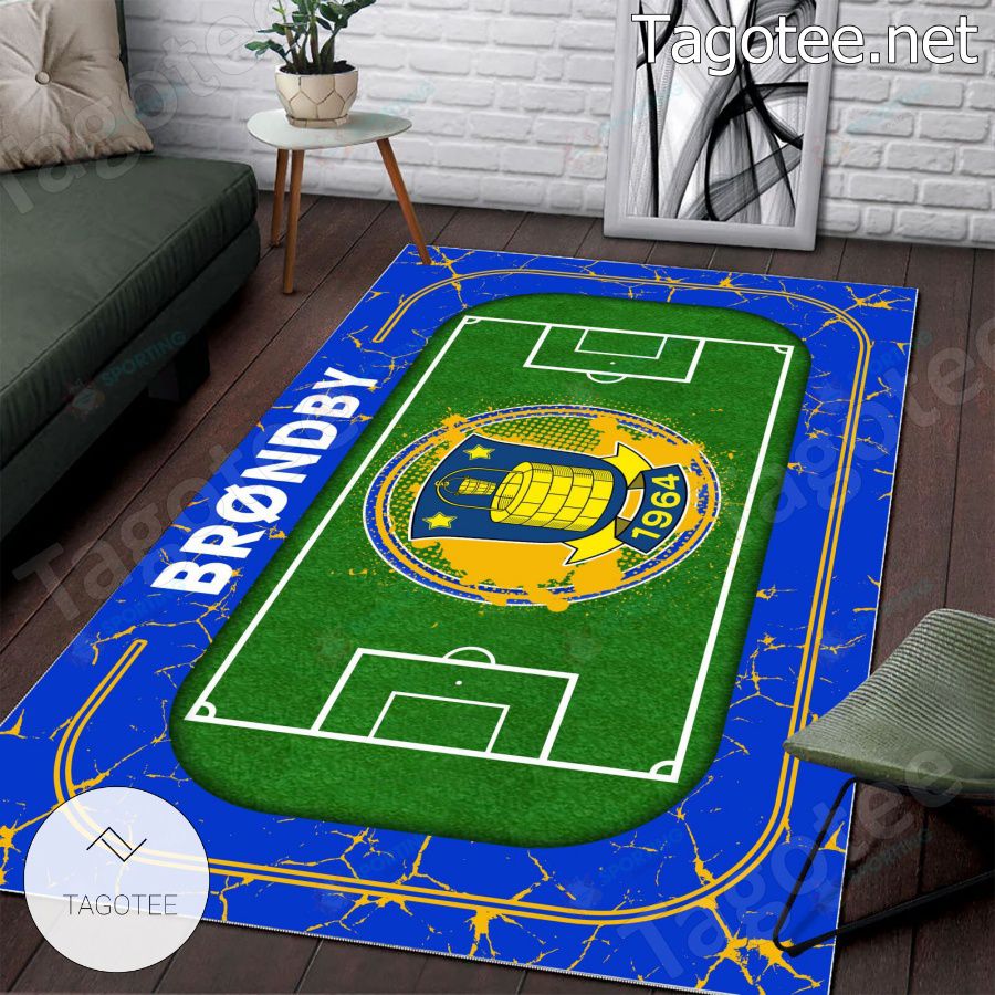 Brøndby IF Large Carpet Rugs a