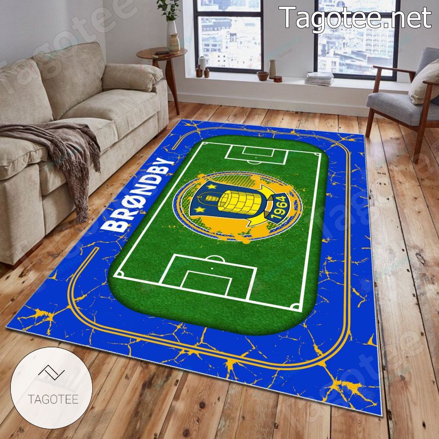 Brøndby IF Large Carpet Rugs