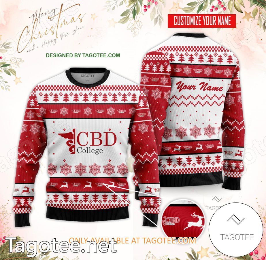 CBD College Custom Ugly Christmas Sweater - EmonShop