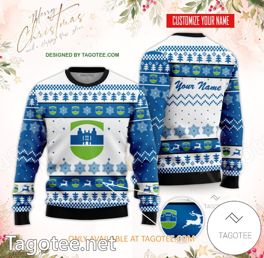 CUNY Lehman College Custom Ugly Christmas Sweater - EmonShop