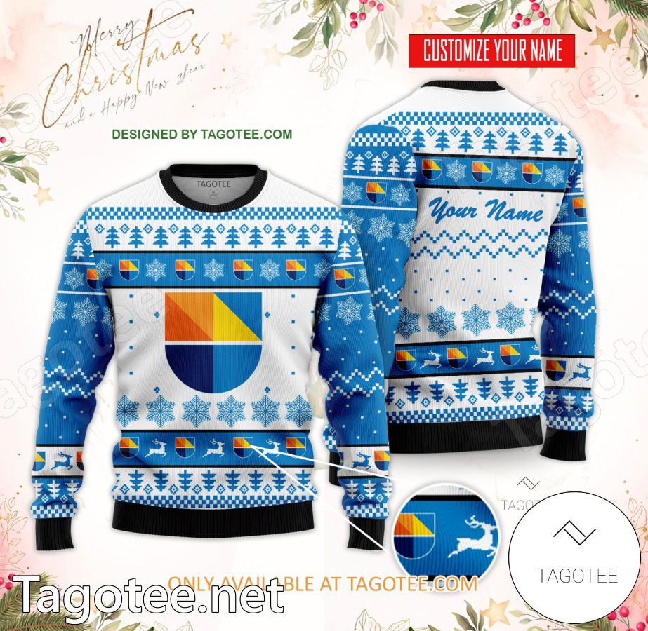 CUNY Stella and Charles Guttman Community College Custom Ugly Christmas Sweater - EmonShop