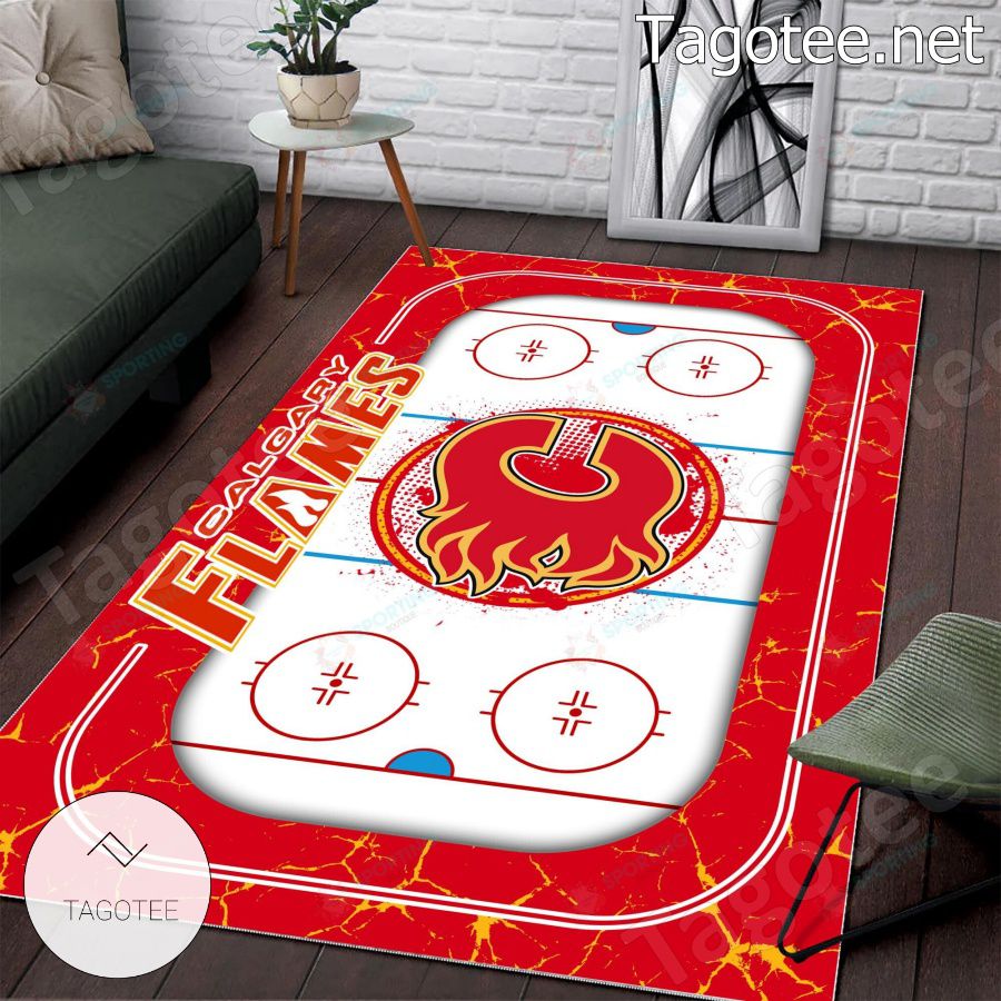 Calgary Flames Sport Floor Rugs a