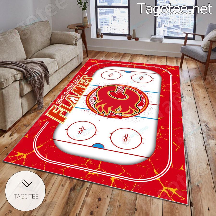 Calgary Flames Sport Floor Rugs