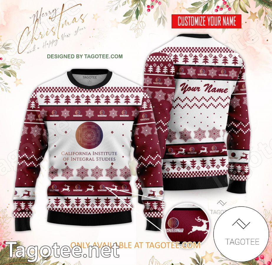 California Institute of Integral Studies Custom Ugly Christmas Sweater - BiShop