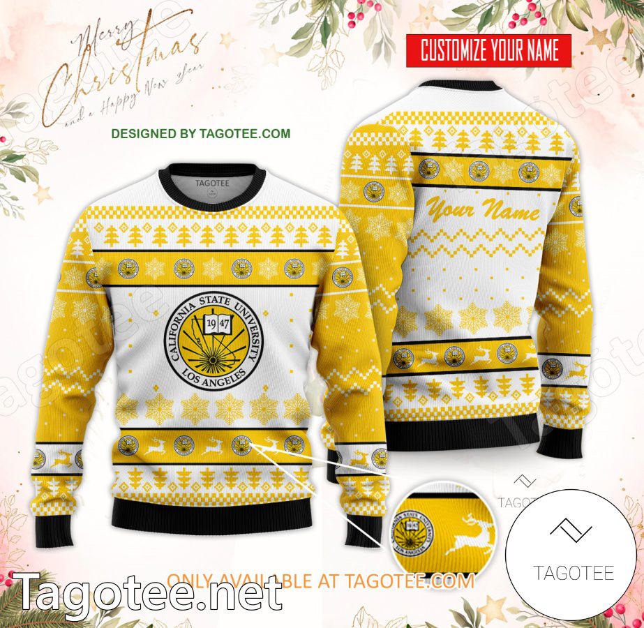 California State University-Los Angeles Custom Ugly Christmas Sweater - EmonShop