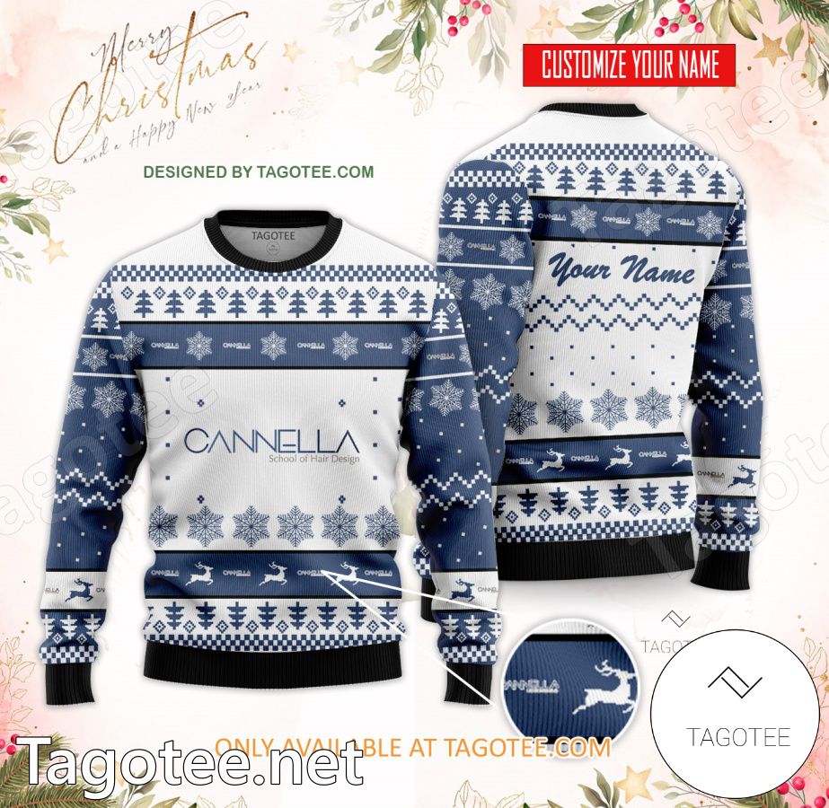 Cannella School of Hair Design-Chicago Custom Ugly Christmas Sweater - BiShop