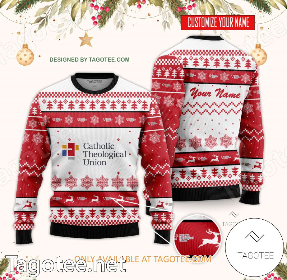 Catholic Theological Union at Chicago Custom Ugly Christmas Sweater - BiShop